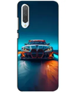 Чохол для Xiaomi CC9 з картинкою «BMW — вогні неону»