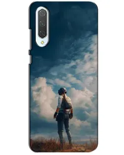 Чохол для Xiaomi CC9 з картинкою «Герой PUBG на скелі»
