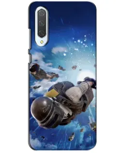 Чохол для Xiaomi CC9 з картинкою «Десант PUBG — стрибок»