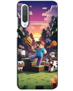 Чехол для Xiaomi CC9 с картинкой «Стив на ферме» Чехол для Xiaomi CC9 с картинкой «Стив на ферме»