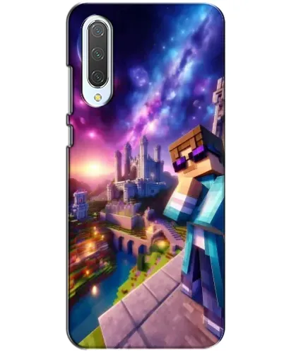 Чехол для Xiaomi CC9 с картинкой «Стив и космос» Чехол для Xiaomi CC9 с картинкой «Стив и космос»