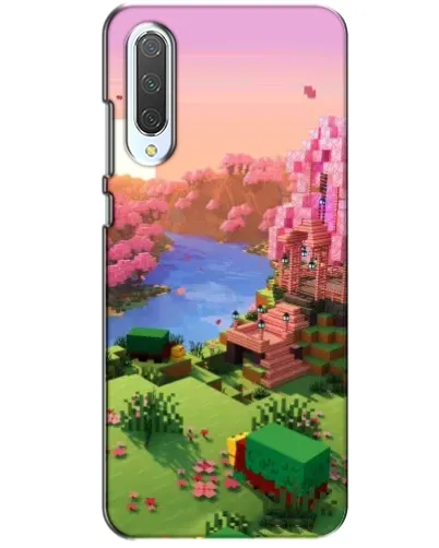 Чехол для Xiaomi CC9 с картинкой «Розовое дерево Minecraft» Чехол для Xiaomi CC9 с картинкой «Розовое дерево Minecraft»