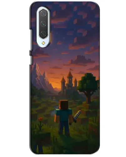 Чехол для Xiaomi CC9 с картинкой «Стив у башни» Чехол для Xiaomi CC9 с картинкой «Стив у башни»