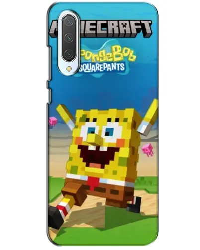 Чехол для Xiaomi CC9 с картинкой «Губка Боб Minecraft» Чехол для Xiaomi CC9 с картинкой «Губка Боб Minecraft»