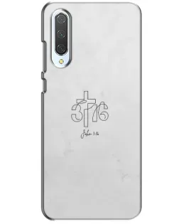 Чохол для Xiaomi CC9 з картинкою «Івана 3:16 Хрест»