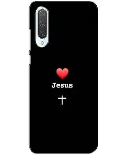 Чохол для Xiaomi CC9 з картинкою «Серце - Jesus»