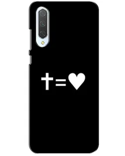 Чохол для Xiaomi CC9 з картинкою «Хрест та Серце»