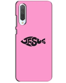 Чохол для Xiaomi CC9 з картинкою «Рожевий символ Jesus»