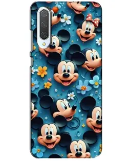 Чехол для Xiaomi CC9 с картинкой «Паттерн Микки и Минни»