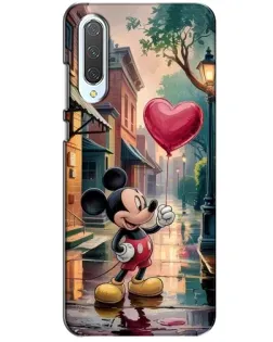 Чехол для Xiaomi CC9 с картинкой «Микки и шарик-сердце»