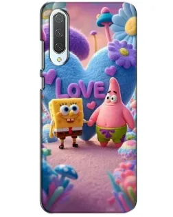 Чехол для Xiaomi CC9 с картинкой «Губка Боб Патрик»