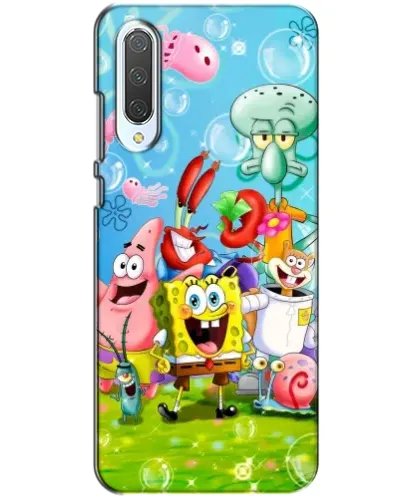 Чехол для Xiaomi CC9 с картинкой «Губка Боб и друзья» Чехол для Xiaomi CC9 с картинкой «Губка Боб и друзья»