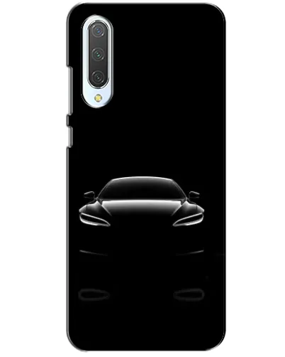 Чохол для Xiaomi CC9 з картинкою «Силует Tesla Night»