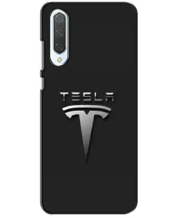 Чохол для Xiaomi CC9 з картинкою «Сталевий логотип Tesla»