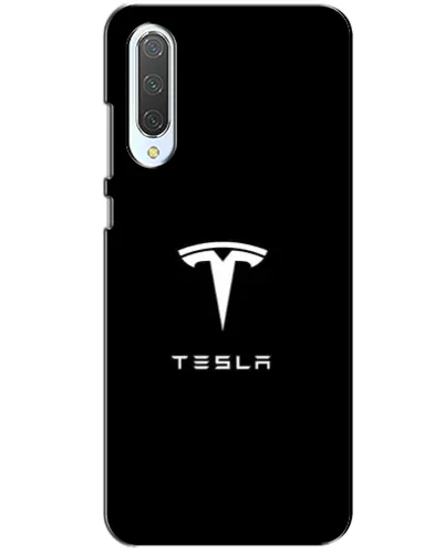Чохол для Xiaomi CC9 з картинкою «Tesla White Logo»