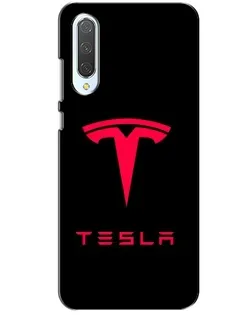 Чохол для Xiaomi CC9 з картинкою «Tesla Red Logo»