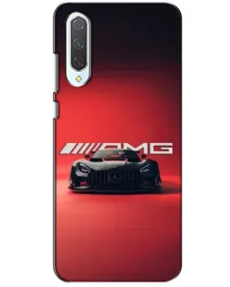 Чехол для Xiaomi CC9 с картинкой «Mercedes AMG — красная линия»