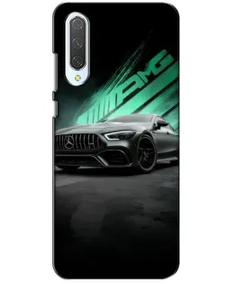 Чехол для Xiaomi CC9 с картинкой «Темный Mercedes AMG»