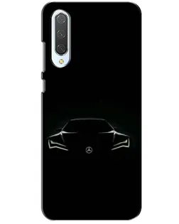 Чехол для Xiaomi CC9 с картинкой «Mercedes — силуэт авто» Чехол для Xiaomi CC9 с картинкой «Mercedes — силуэт авто»