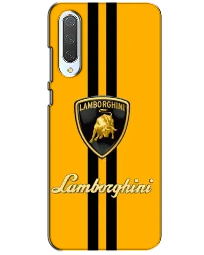 Чохол для Xiaomi CC9 з картинкою «Lamborghini Stripe жовтий»