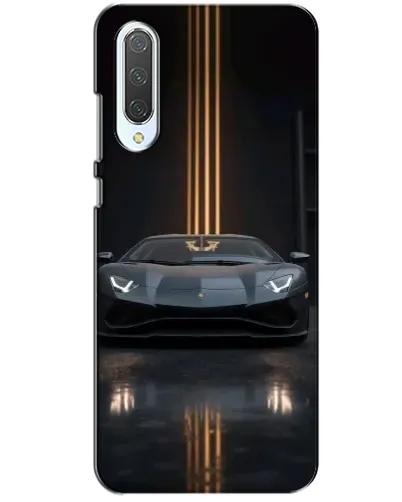 Чохол для Xiaomi CC9 з картинкою «Lamborghini золоті лінії»