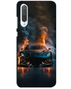 Чохол для Xiaomi CC9 з картинкою «Lamborghini димна естетика»