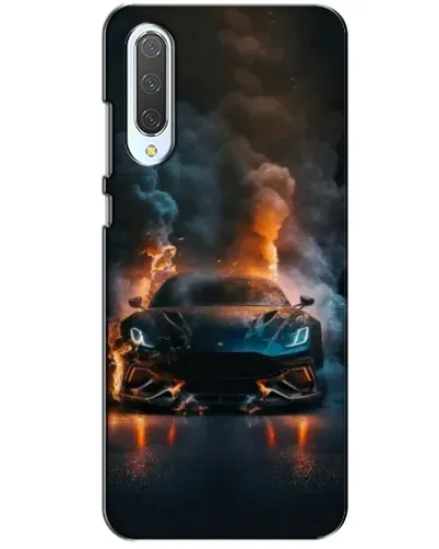 Чохол для Xiaomi CC9 з картинкою «Lamborghini димна естетика»