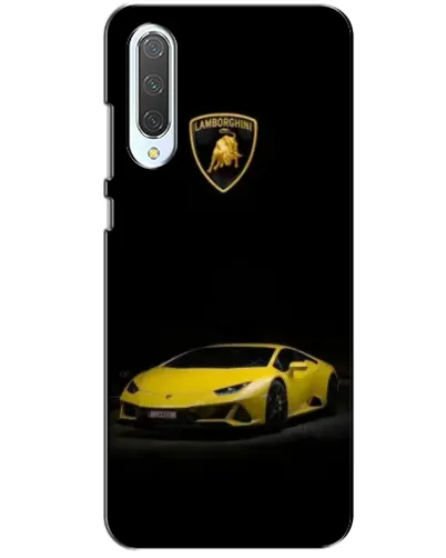 Чохол для Xiaomi CC9 з картинкою «Lamborghini жовтий акцент»