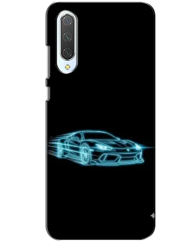 Чохол для Xiaomi CC9 з картинкою «Неоновий контур Lamborghini»