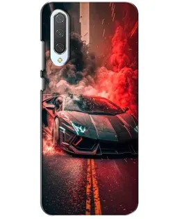 Чохол для Xiaomi CC9 з картинкою «Lamborghini червоний дим»