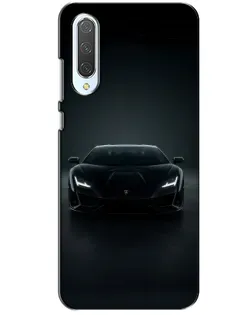 Чохол для Xiaomi CC9 з картинкою «Чорний Lamborghini Aventador»