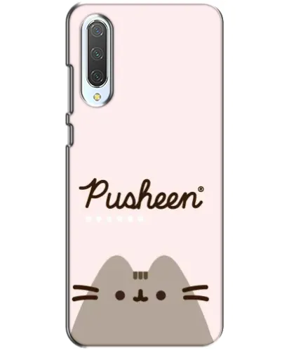 Чохол для Xiaomi CC9 з картинкою «Pusheen логотип» Чохол для Xiaomi CC9 з картинкою «Pusheen логотип»