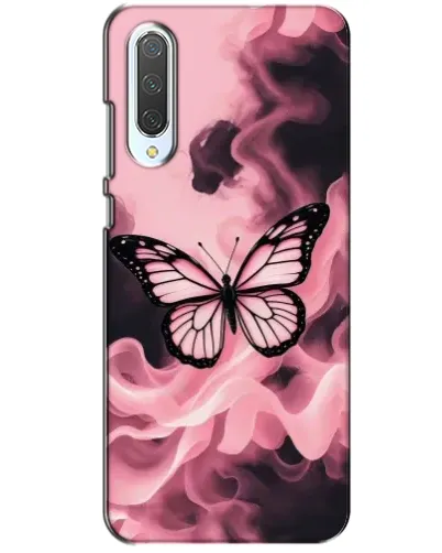 Чехол для Xiaomi CC9 с картинкой «Бабочка в дыму»