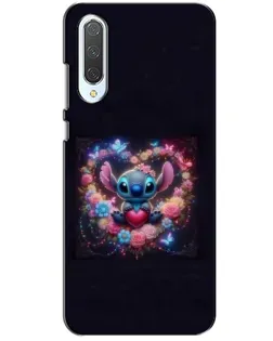 Чохол для Xiaomi CC9 з картинкою «Stitch у квітах»