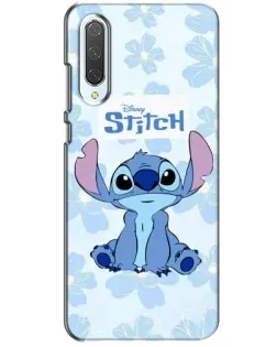 Чохол для Xiaomi CC9 з картинкою «Stitch серед квітів»