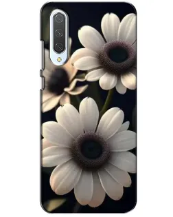 Чохол для Xiaomi CC9 з картинкою «Білі маргаритки макро»