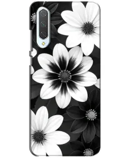 Чохол для Xiaomi CC9 з картинкою «Монохромні айстри»