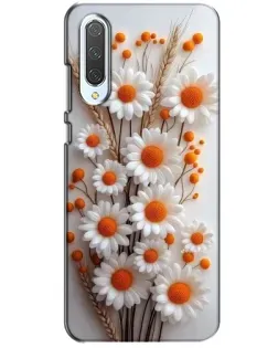 Чохол для Xiaomi CC9 з картинкою «Білі сухоцвіти»