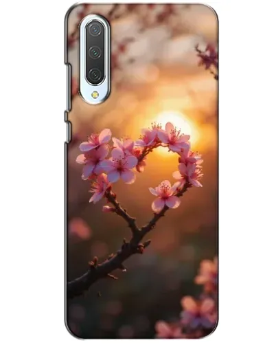 Чохол для Xiaomi CC9 з картинкою «Рожевий цвіт сердечко на тлі заходу» Чохол для Xiaomi CC9 з картинкою «Рожевий цвіт сердечко на тлі заходу»