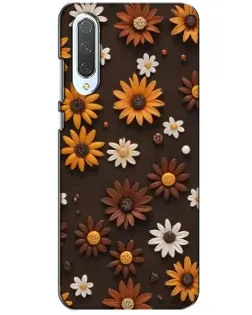Чохол для Xiaomi CC9 з картинкою «Візерунок з маленьких соняшників»