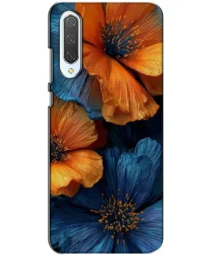 Чохол для Xiaomi CC9 з картинкою «Яскрава синьо-помаранчева флора» Чохол для Xiaomi CC9 з картинкою «Яскрава синьо-помаранчева флора»