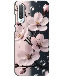 Чохол для Xiaomi CC9 з картинкою «Ніжня сакура та краплі»