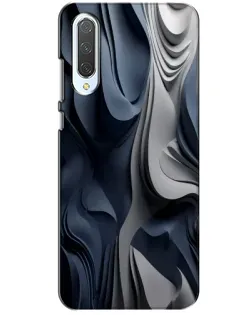 Чохол для Xiaomi CC9 з картинкою «Об'ємні сині складки»