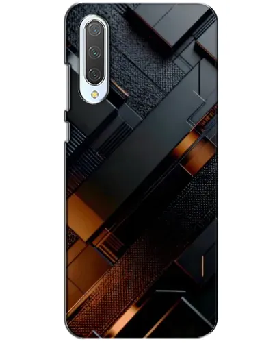 Чохол для Xiaomi CC9 з картинкою «Чорні геометричні блоки»