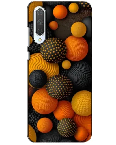 Чохол для Xiaomi CC9 з картинкою «Об'ємні помаранчеві сфери»