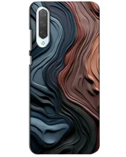 Чохол для Xiaomi CC9 з картинкою «Кольорові хвилі каньйону»