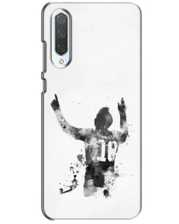 Чехол для Xiaomi CC9 с картинкой «Черно-белый силуэт Месси» Чехол для Xiaomi CC9 с картинкой «Черно-белый силуэт Месси»