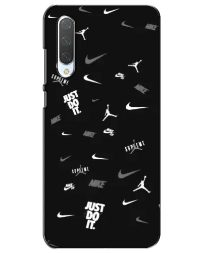 Чохол для Xiaomi Mi CC9e з картинкою «Nike Black Pattern» Чохол для Xiaomi Mi CC9e з картинкою «Nike Black Pattern»