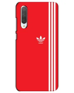 Чохол для Xiaomi Mi CC9e з картинкою «Червоний мінімалізм Adidas»