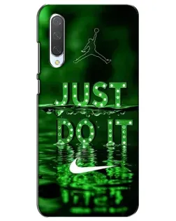 Чохол для Xiaomi Mi CC9e з картинкою «Зелений неоновий Nike»